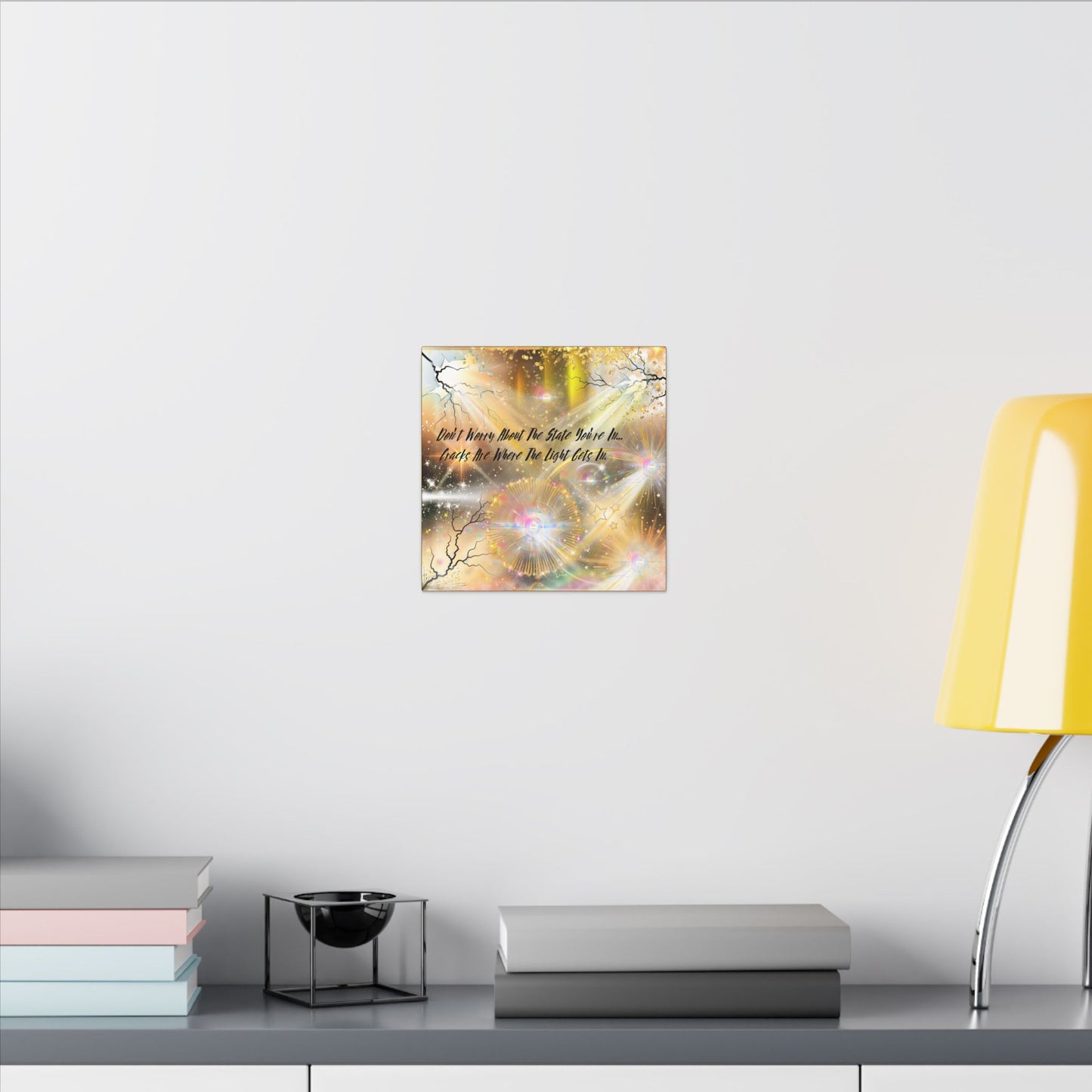 Don't Worry - Inspirational Wall Art, Motivational Decor, Home Office Artwork, Uplifting Canvas, Modern Room Statement