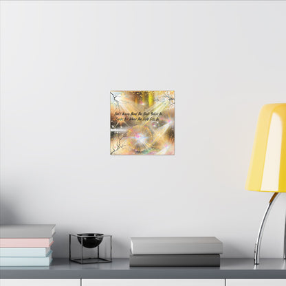 Don't Worry - Inspirational Wall Art, Motivational Decor, Home Office Artwork, Uplifting Canvas, Modern Room Statement