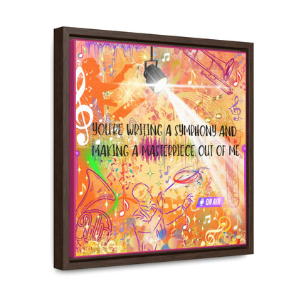 Symphony Gallery Canvas Wraps, Square Frame