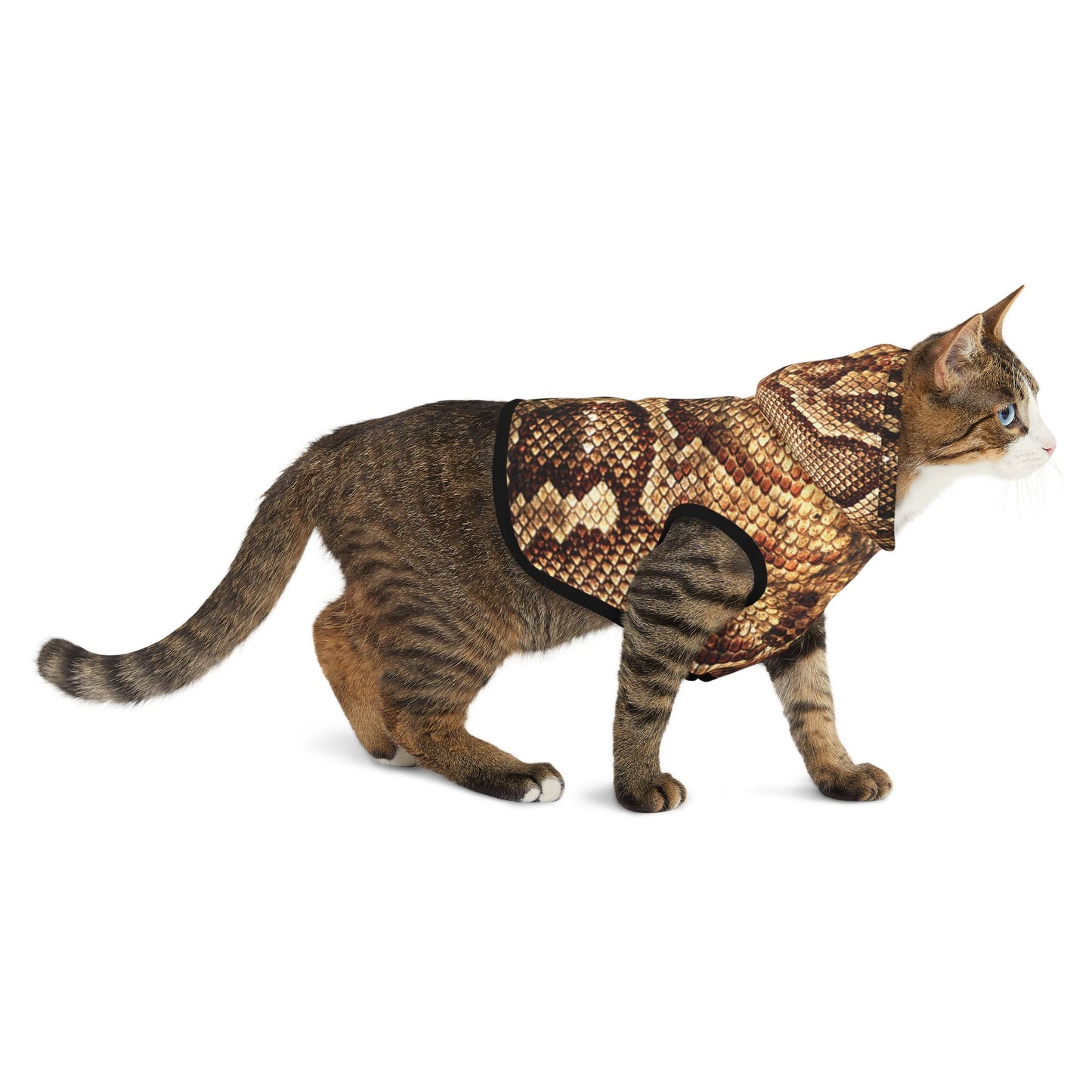 Pet Hoodie Python Brown