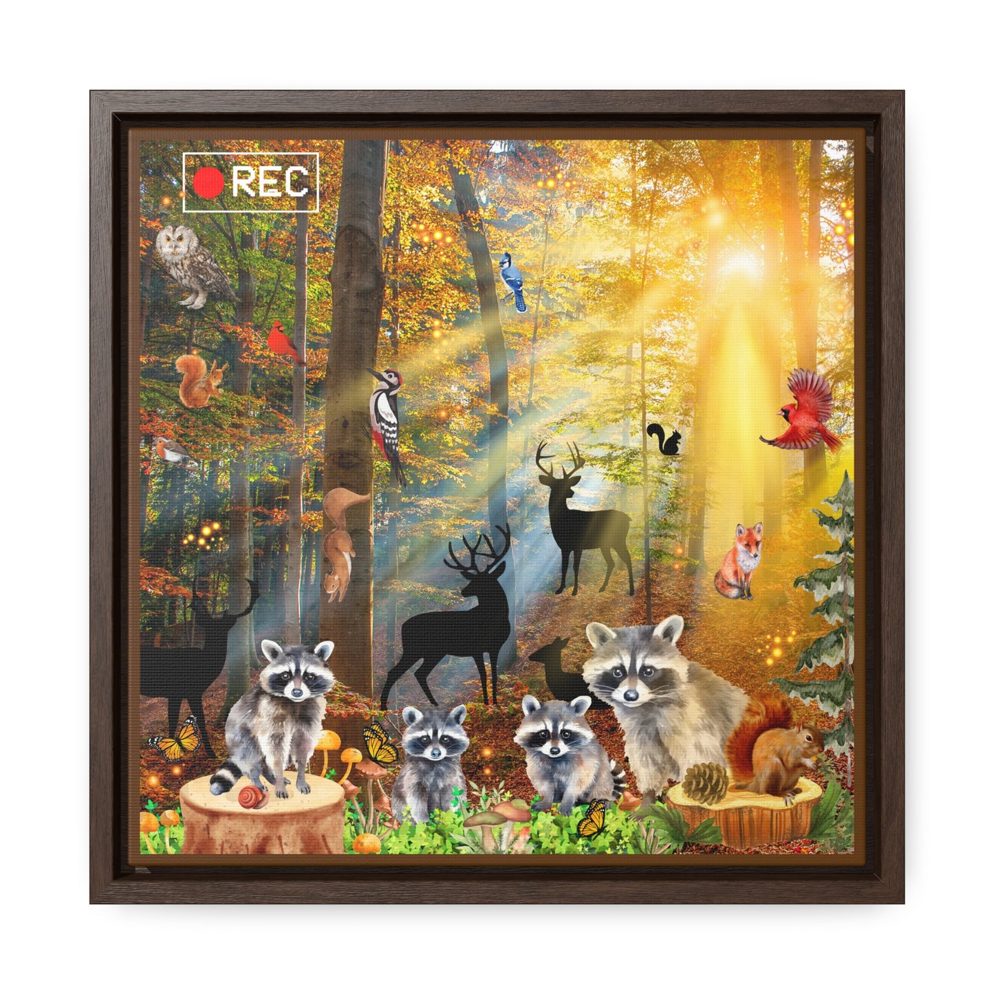 Take A Hike Gallery Canvas Wraps, Square Frame