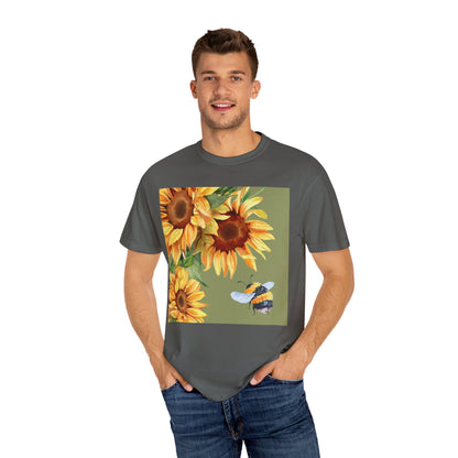 Bee 3 Unisex Garment-Dyed T-shirt