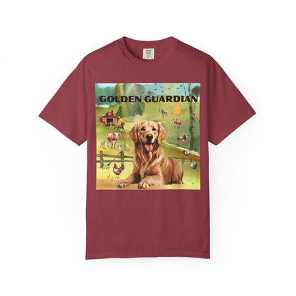 Golden Guardian Unisex Garment-Dyed T-shirt