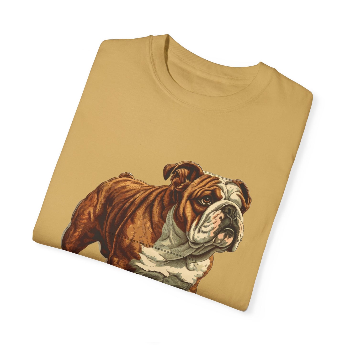 English Bulldog Dad Unisex Garment-Dyed T-shirt