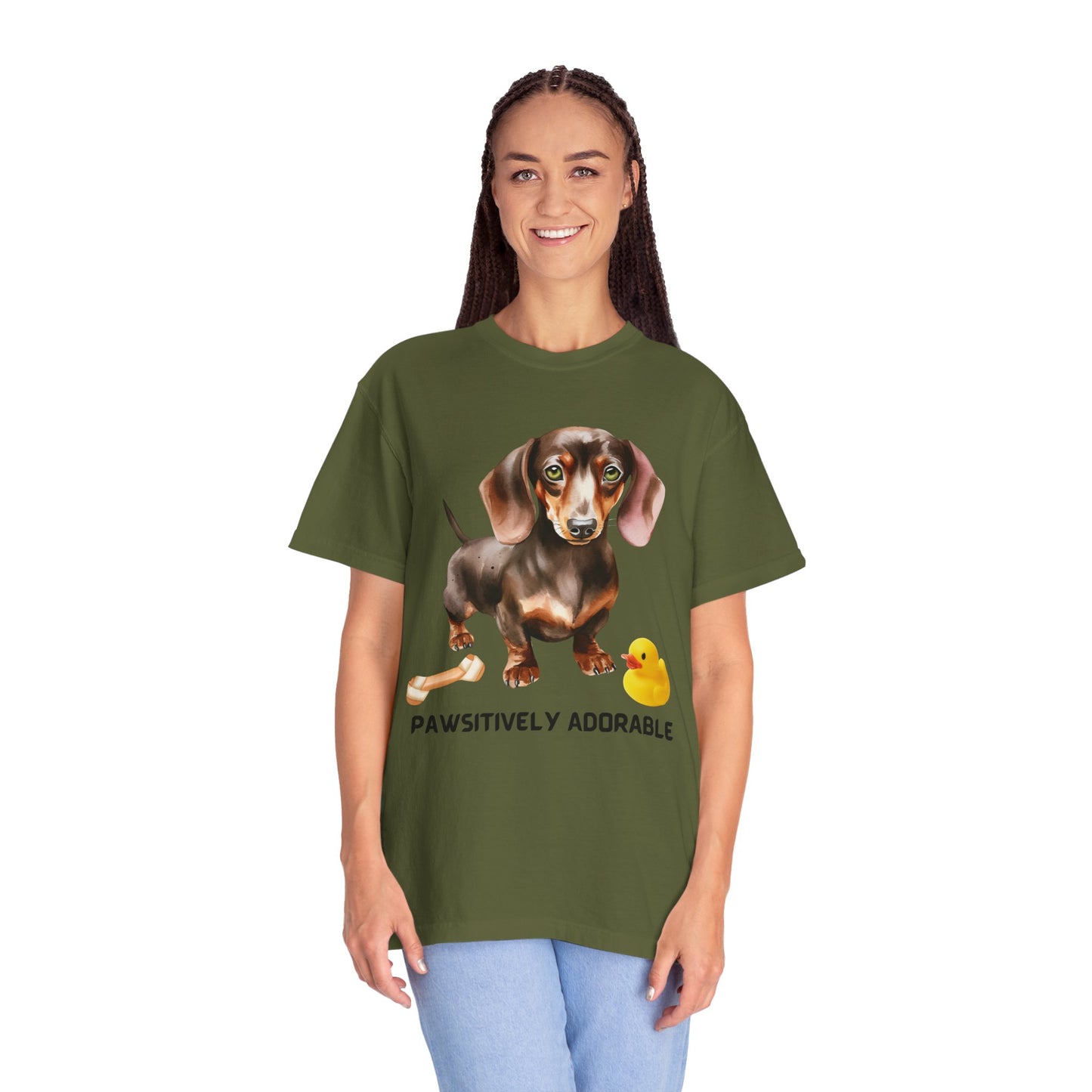 Pawsitively Adorable Unisex Garment-Dyed T-shirt