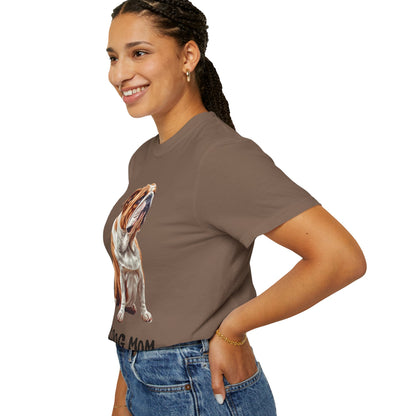 Bulldog Mom Unisex Garment-Dyed T-shirt