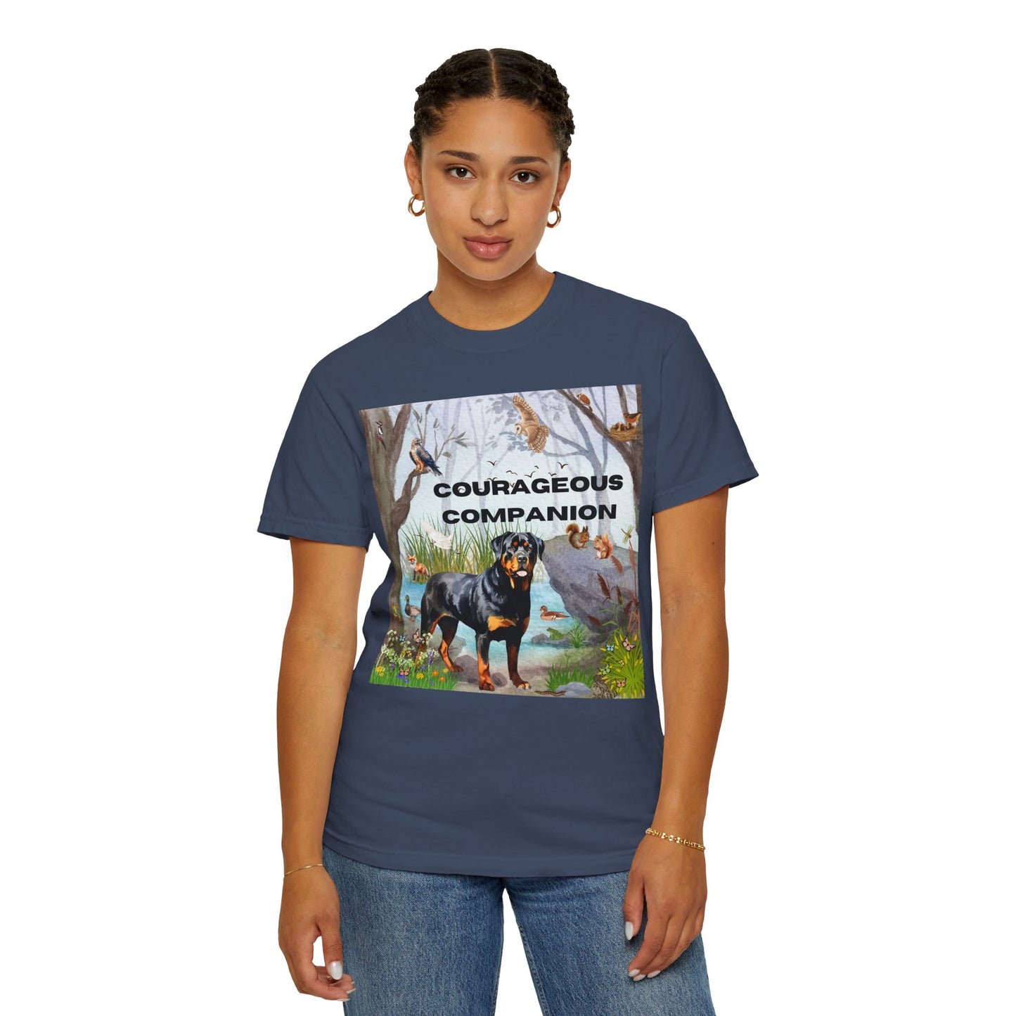 Courageous Companion Unisex Garment-Dyed T-shirt