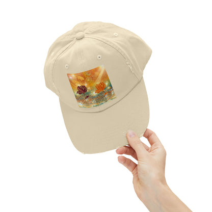 Morning Dew - Unisex Distressed Cap