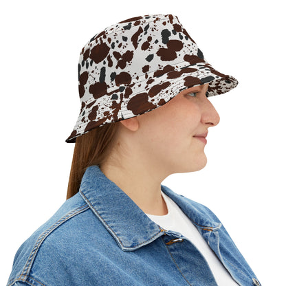 Bucket Hat (AOP) Cow