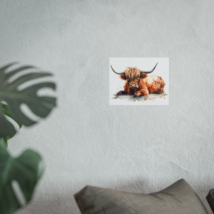 Highland Cow 2 Fine Art Posters