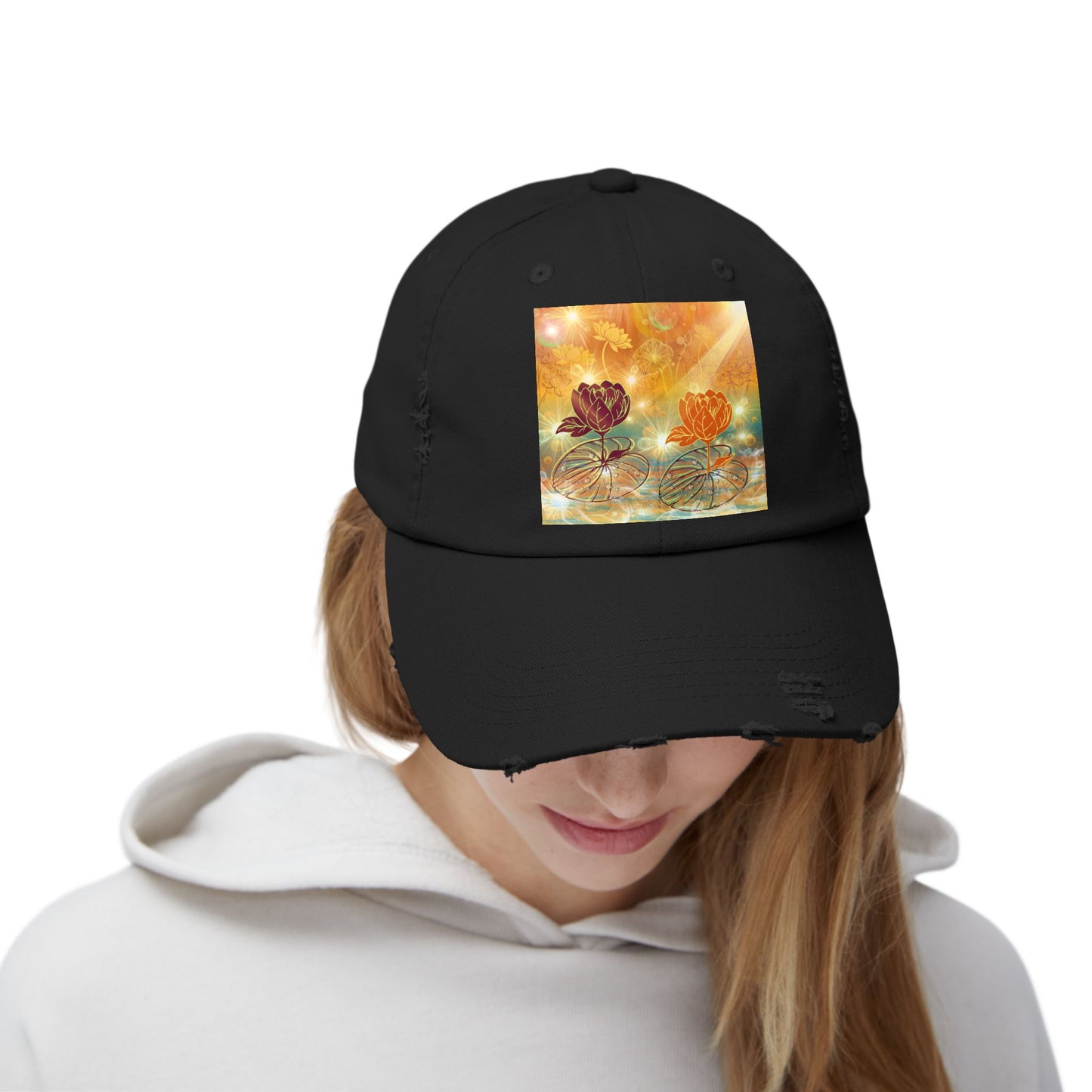 Morning Dew - Unisex Distressed Cap