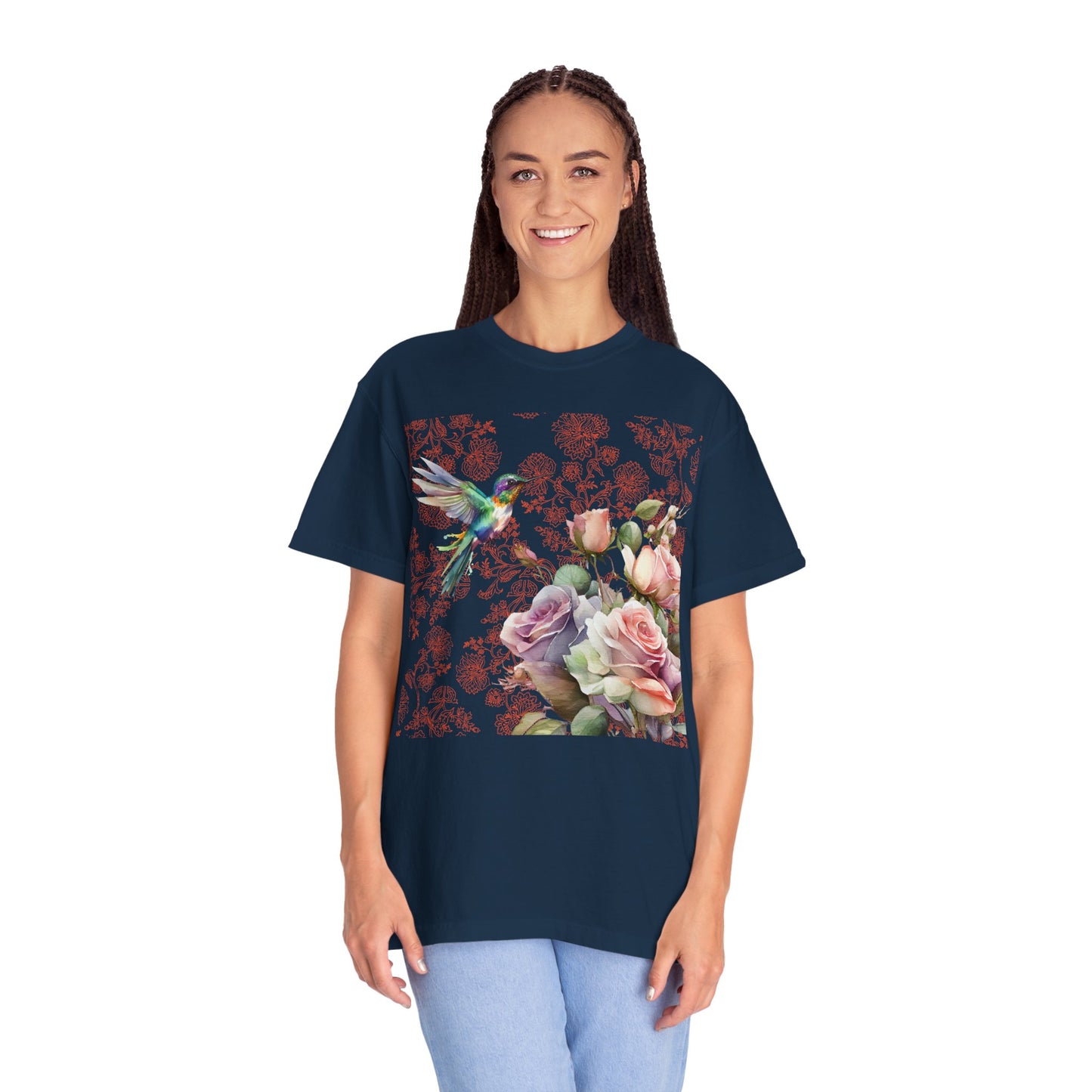 Hummingbird 1 Unisex Garment-Dyed T-shirt