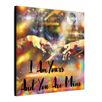 I Am Yours - Romantic Wall Art, Canvas Print, Inspirational Home Decor, Perfect Gift for Couples, Love Art, Anniversary Decoration