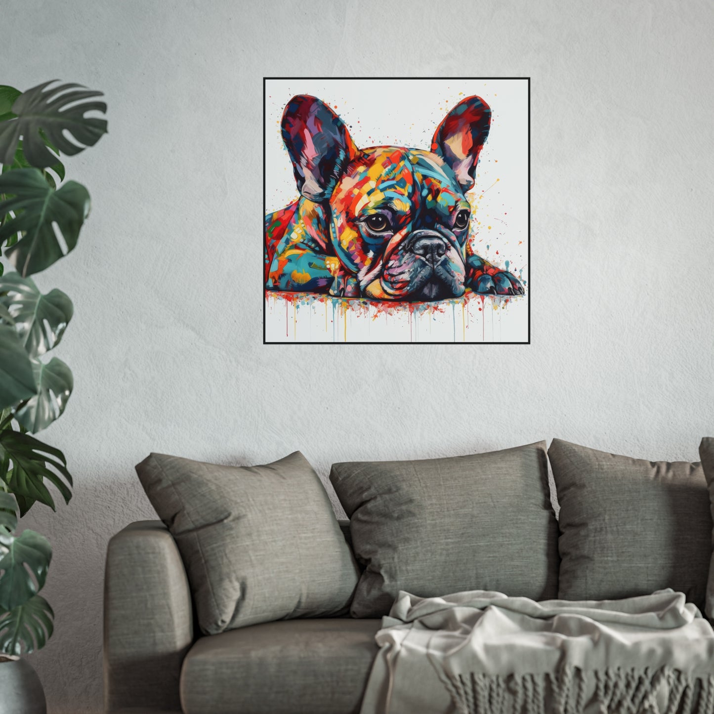 Frenchie In Color 2 Fine Art Posters