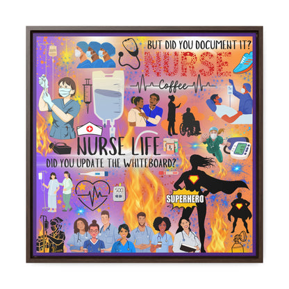 Nurse Life Canvas Wall Art