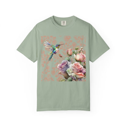 Hummingbird 1 Unisex Garment-Dyed T-shirt