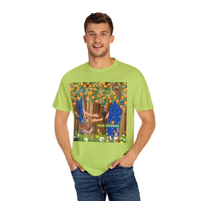 Tree Hugger Unisex Garment-Dyed T-shirt