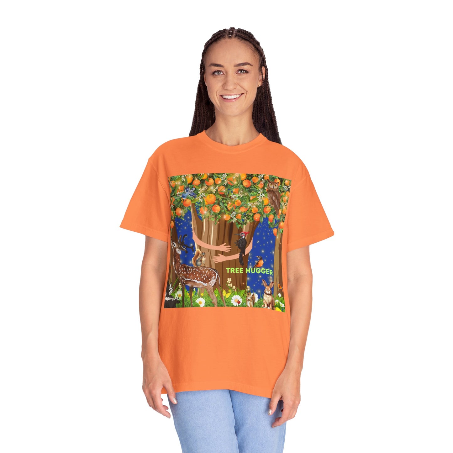 Tree Hugger Unisex Garment-Dyed T-shirt