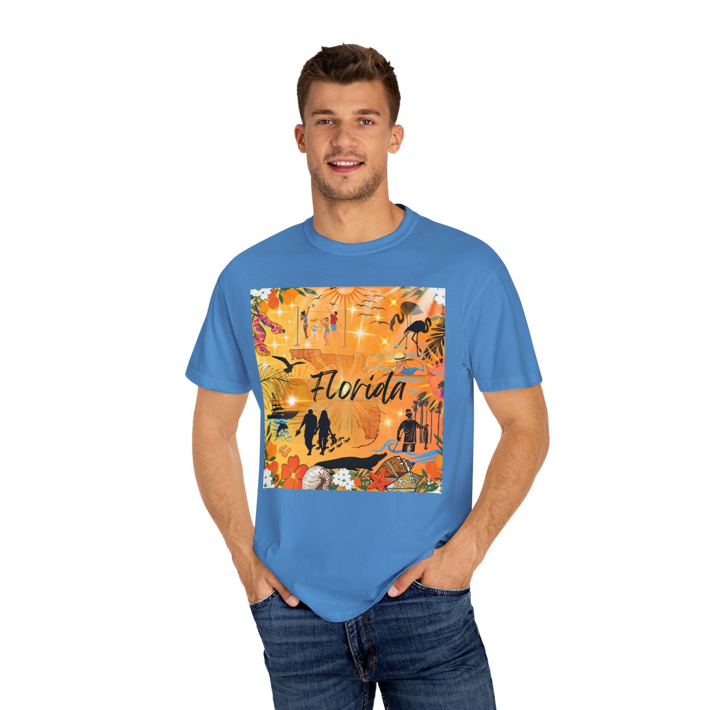 Florida Unisex Garment-Dyed T-shirt