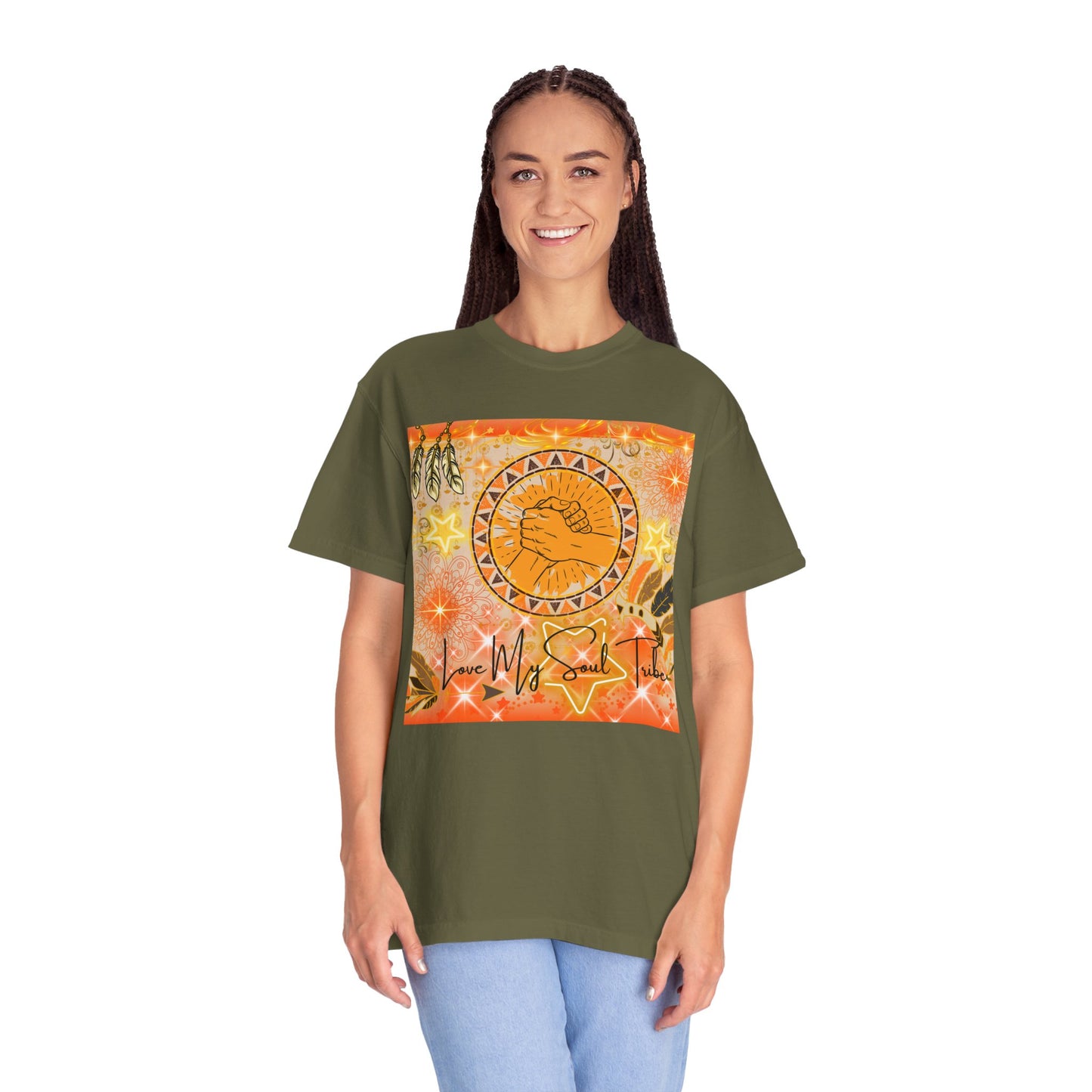 Love My Soul Tribe Unisex Garment-Dyed T-shirt